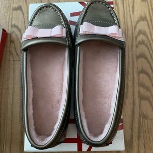 Girls leather Sherpa shoes brand new size 13